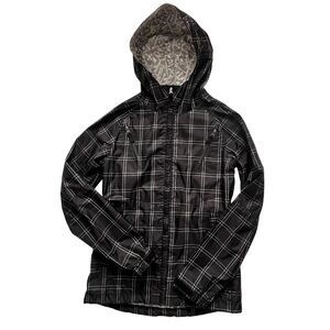 Burton | Dryride Ski Snowboard 2.5 Layer Gleam Jacket Black Plaid Size Small